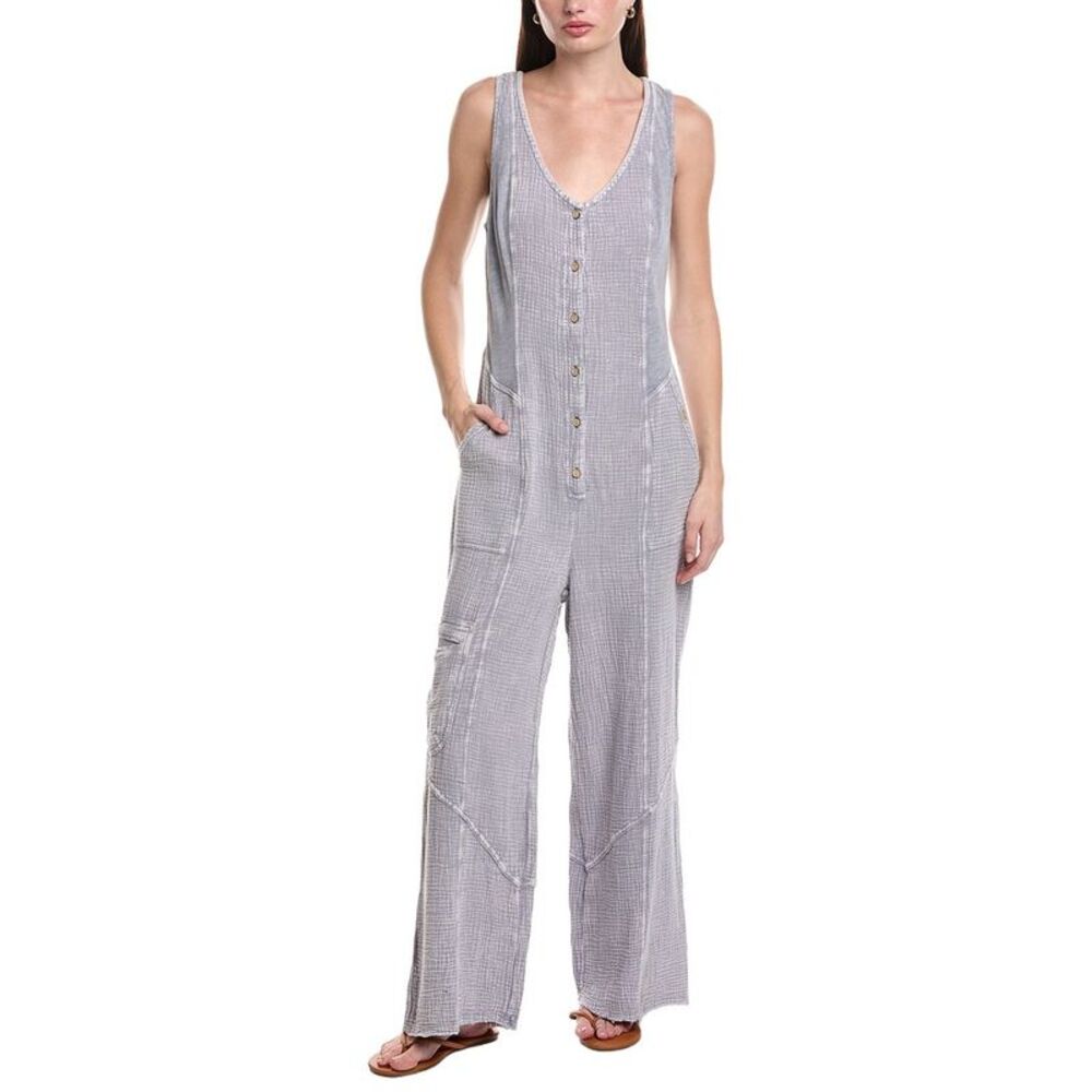 Xcvi Womens  Devereaux Jumpsuit, Blue